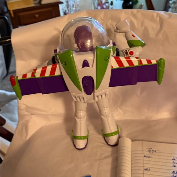 Disney Buzz Lightyear Action Figure - White, Green, and Purple - Picture 3 of 6